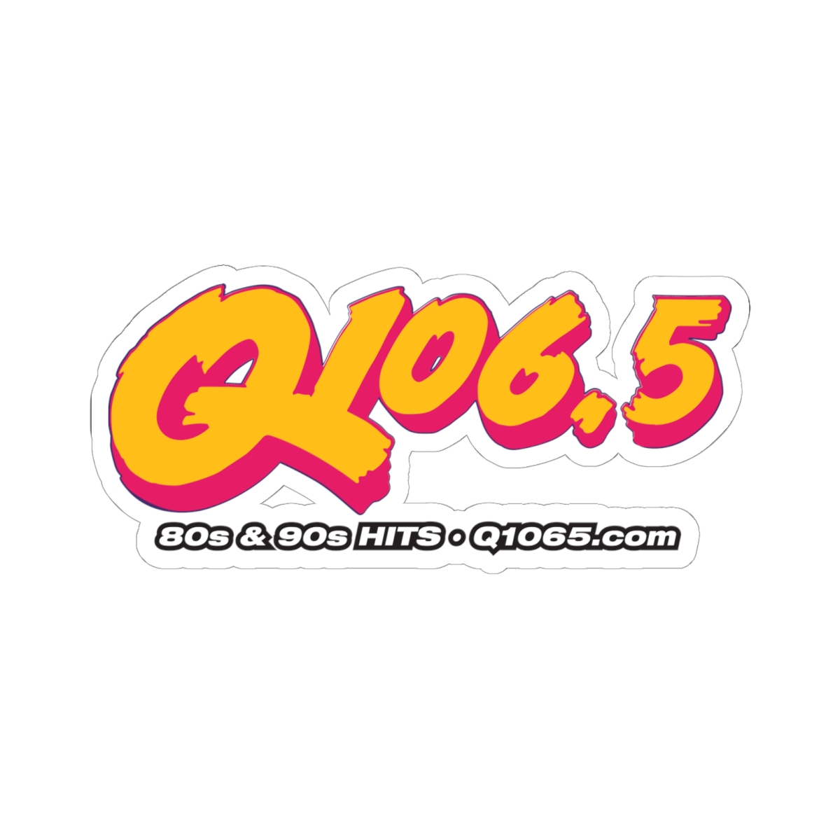 Q106.5 Logo Sticker - Image 7